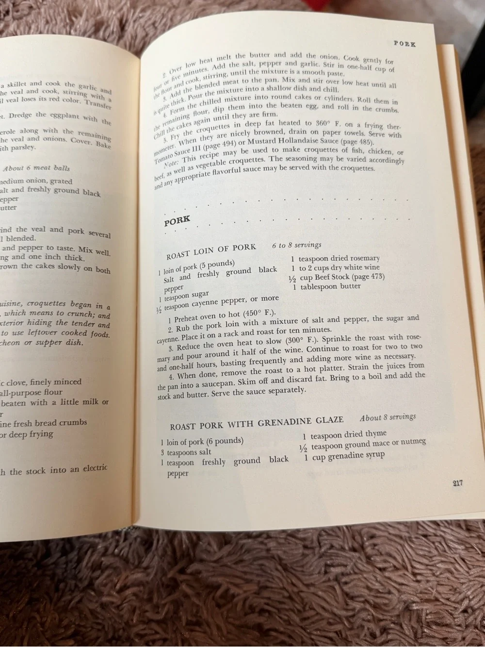 Vintage cookbook The New York Times Menu Cook Book - Craig Claiborne cottagecore